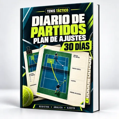 Diario de Partidos y Plan de Ajustes de 30 Días — Calendario, diario de partidos y gráfico de evolución.