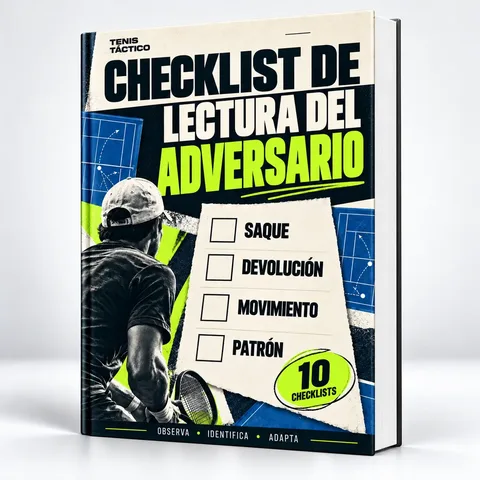 Checklist de Lectura del Adversario — Tablero con checklist y zonas de la cancha.